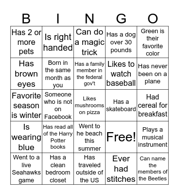 CPAC Org Day 2017 Bingo Card