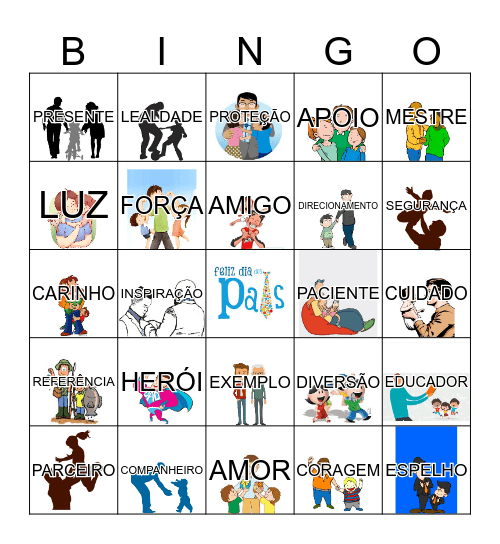 BINGO DOS PAIS SDEC Bingo Card