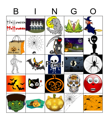 HAPPY HALLOWEEN! Bingo Card