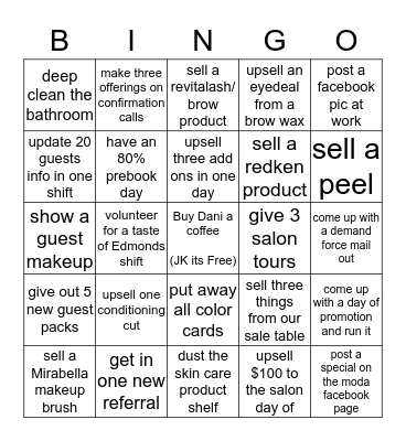 Moda  Bingo Card