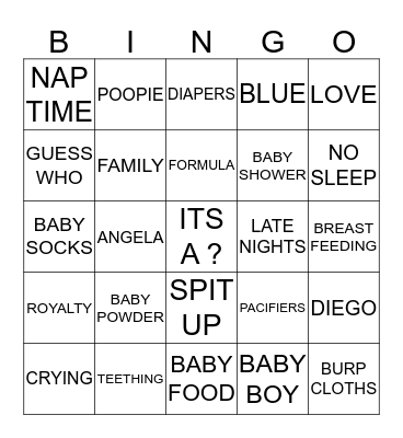 ROYAL BINGO Card