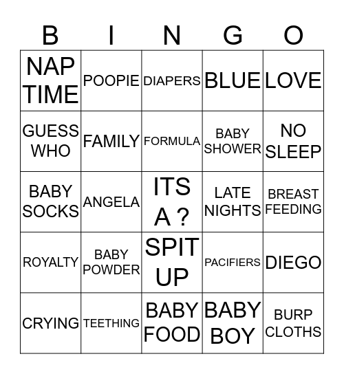 ROYAL BINGO Card