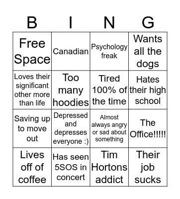How To Be killjoys.bullets Bingo Card