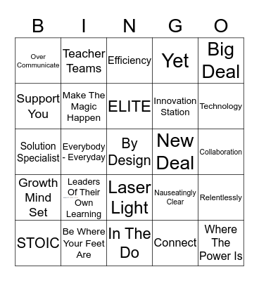 #1 2017 Bingo Card