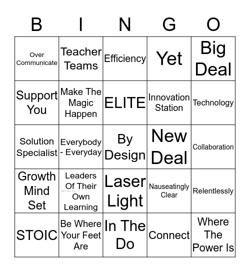 #1 2017 Bingo Card