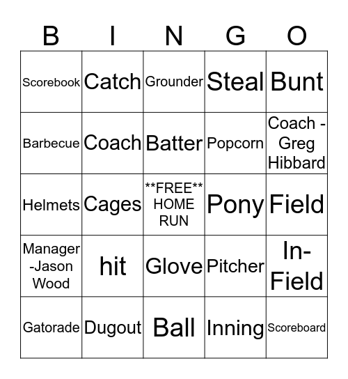 ASSURANT FIELD SERVICES ROUND ROCK EXPRESS BASEBALL Bingo Card