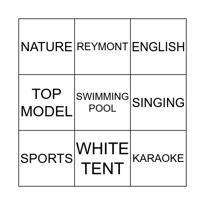 Reymontowka Bingo Card