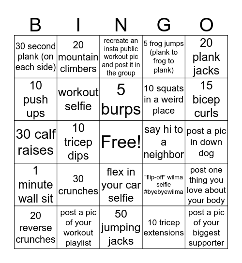 BUFF BOMBSHELL BINGO - WEEK 2 Bingo Card