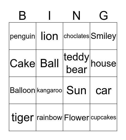 Happy Birthday Arham Bingo Card