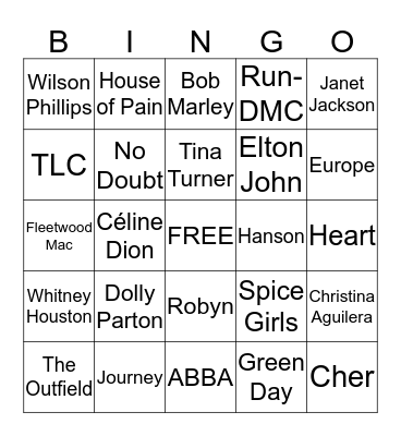 KICKING IT OLD SCHOOL Bingo Card