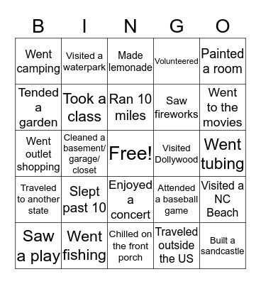 SS/LICC Leadership Bingo Card