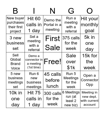 Lionbridge onDemand Bingo Card