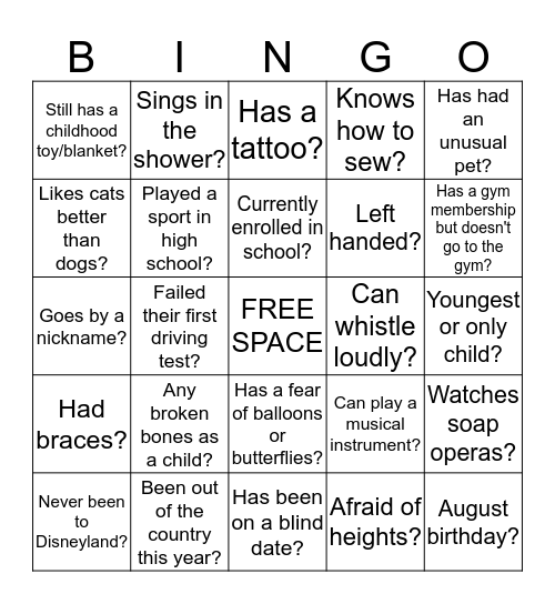 CONNECT WITH SHINING STAR'S PROVIDERS Bingo Card