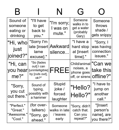 UBingo Card