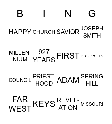 ADAM-ONDI-AHMAN Bingo Card