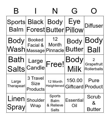 Retail/Service Bingo Card