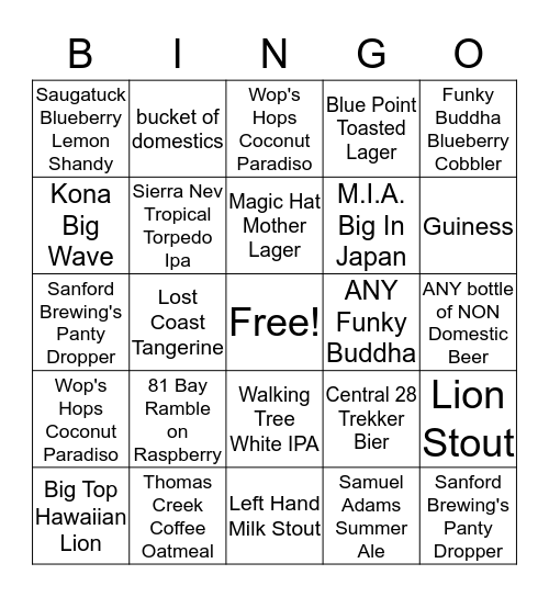 upsell bingo Card