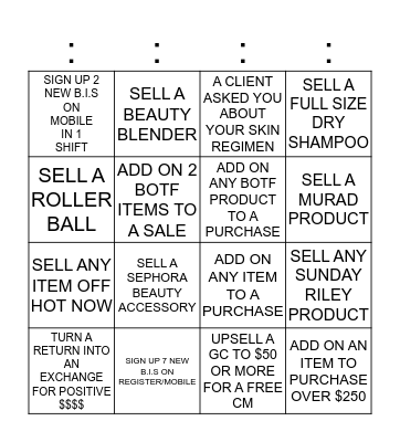 BACK TO SKOOL BLACKOUT BINGO Card