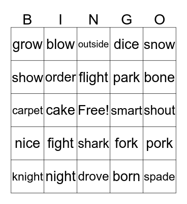 Mixed PAP - number 2 Bingo Card
