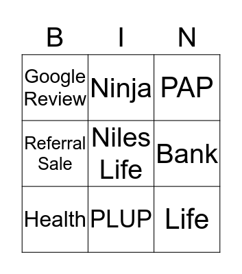 Make it Happen Bingo! Bingo Card