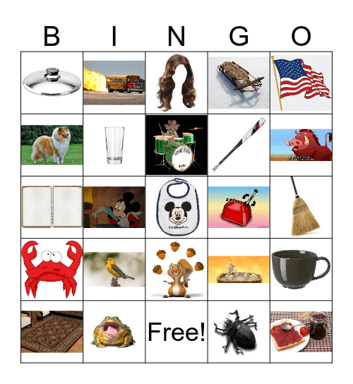 S,G,B, & D,T,M Endings Bingo Card