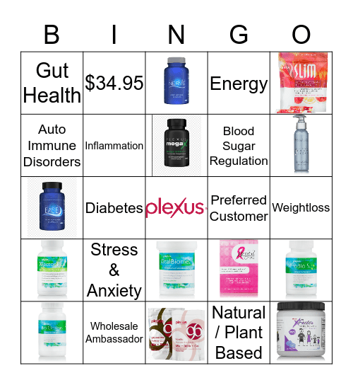 Hello,  Health and Wellness  Bingo Card