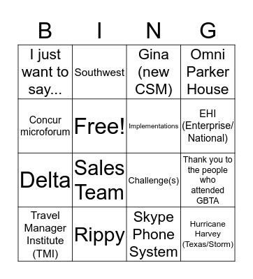 CS Call 8/25/17 Bingo Card