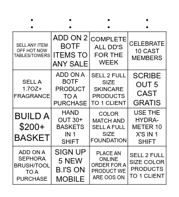 BACK TO SKOOL BLACKOUT BINGO Card