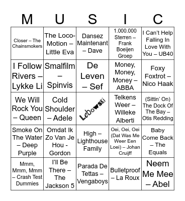 303 Bingo Card