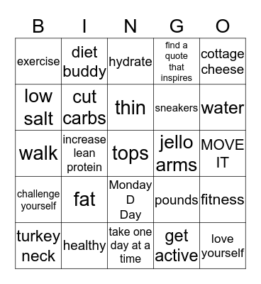 Tops Bingo Card