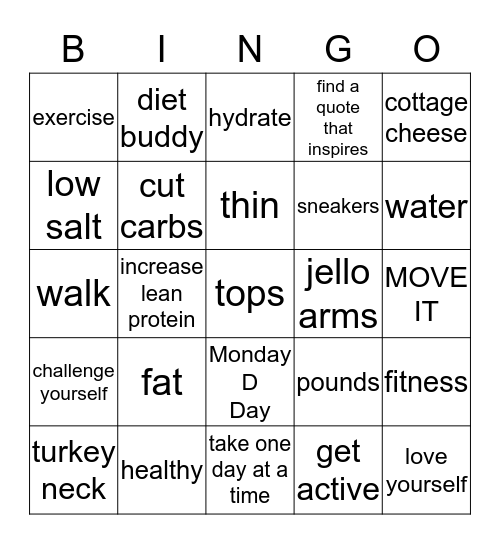 Tops Bingo Card