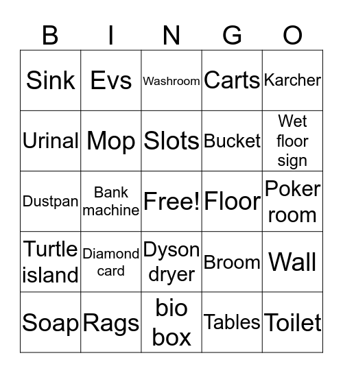 Evs Bingo Card