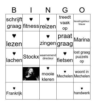 Onze nieuwe directie Bingo Card