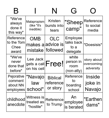 NN COMPREHENSIVE BUDGET BINGO Card