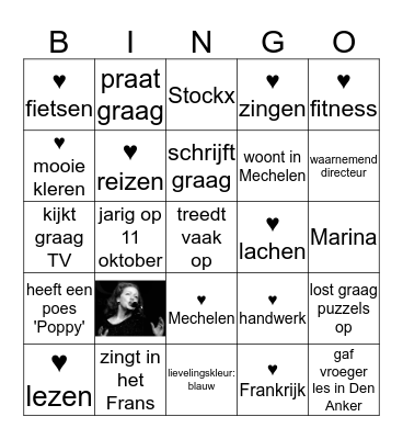 Onze nieuwe directie Bingo Card