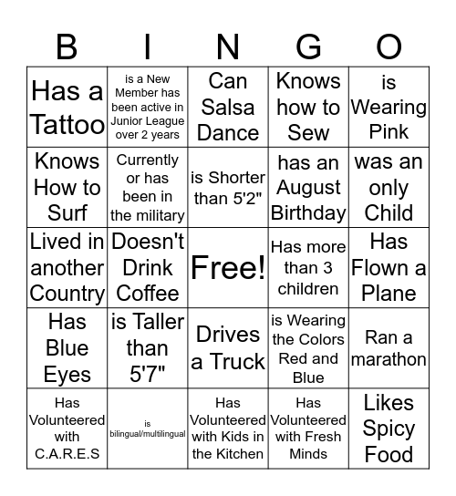 JLJax Bingo Kick Off 2017 Bingo Card