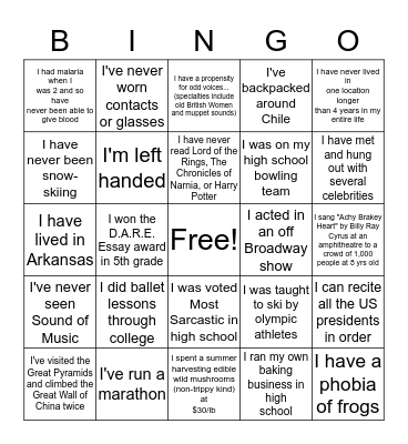 HAPPY BIRTHDAY SAVINA Bingo Card