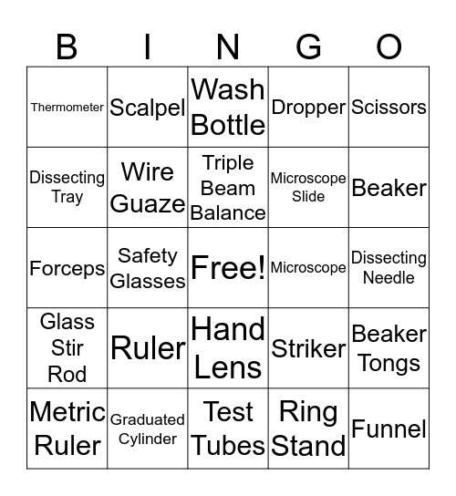 Marina's Bingo Card Bingo Card