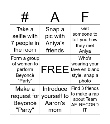 Baby Bingo  Bingo Card