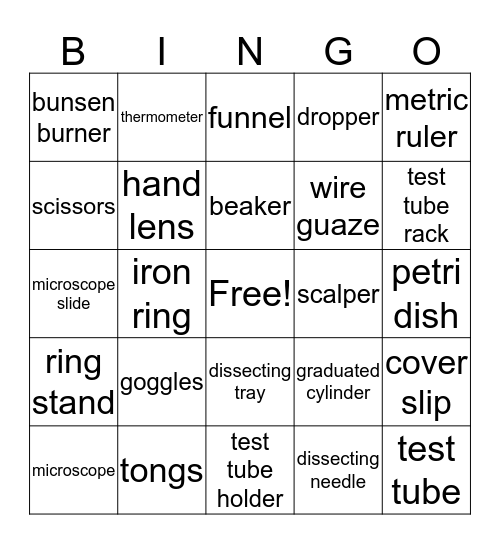 hi Bingo Card