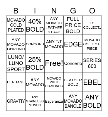 SEPT. WEEK 1 BINGO Card