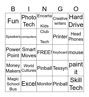 Tech Lab Bingo Card