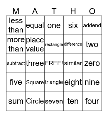 Bingo Fun  Bingo Card