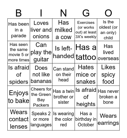 Partners in Mission Search - 2017 Bingo Card