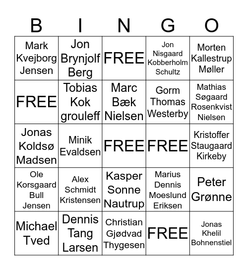 17-2D Bingo Card