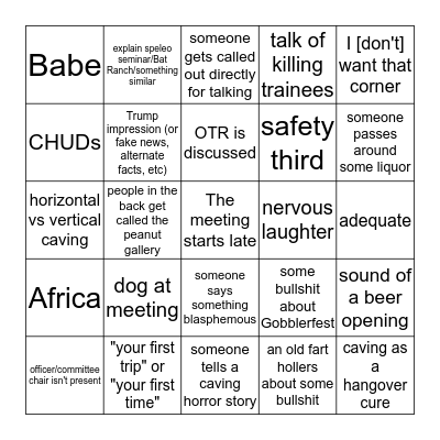 VPICC Bingo Card