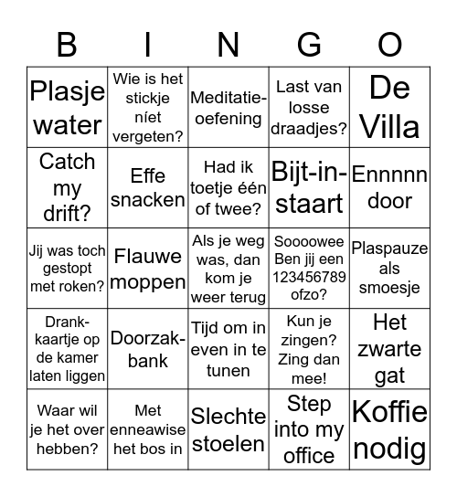 Ennea-Bingo Card