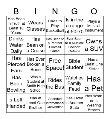Charles and Charese Housewarming Bingo Card