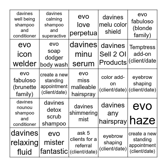 Fall Bingo!!! Bingo Card