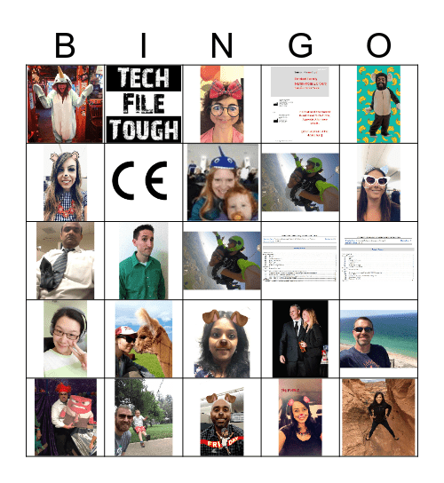 TECH FILE TOUGH BINGO Card